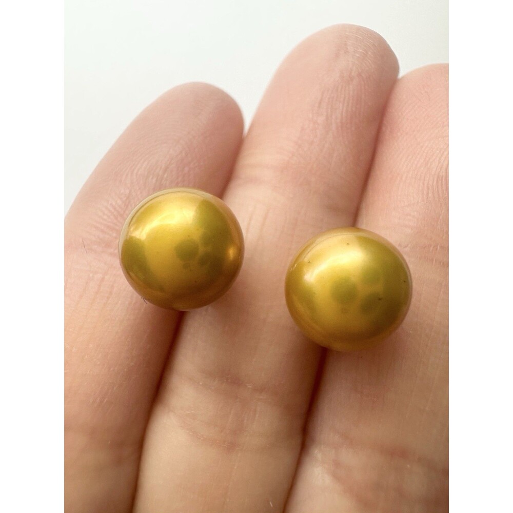 925 Sterling Silver Honora Pearl Stud Earrings 8.8mm